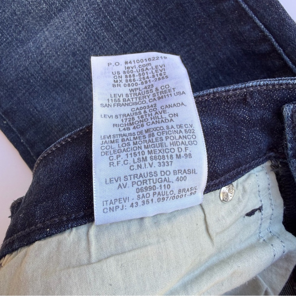 Woman’s Levi’s Mid Rise Skinny Denim Jeans Size 4M​​ - Picture 5 of 11